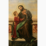 S. Giuseppe con il Bambino Gesù, bozzetto